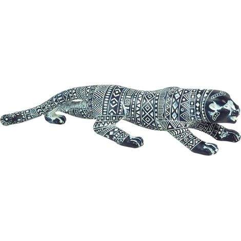 Statuette de décoration Léopard Ethnique 29 cm