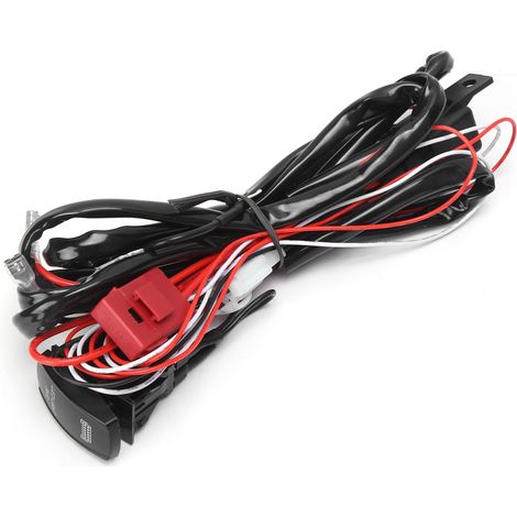 Faisceau de câbles 1 vers 2 pour projecteurs LED 40A 12V, étanche IP67, pour voiture moto ATV UTV (1/5)