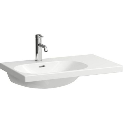 LAUFEN LUA lavabo, 1 trou pour robinet, avec trop-plein, (1/4)