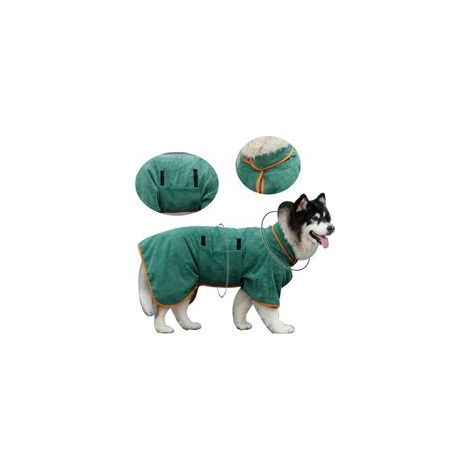 Serviette en microfibre à séchage rapide pour chiens de taille moyenne et grande taille après le bain, la natation ou la marche dans la pluie (1/3)