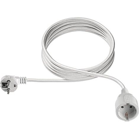 Bachmann 341.201S Alimentazione Prolunga 16 A Bianco 3.00 m H05VV-F 3G 1,5 mm² (1/4)
