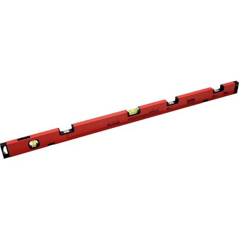 Niveau à bulle pour plaquiste 3 encoches, longueur 90cm - SAM outillage (1/2)