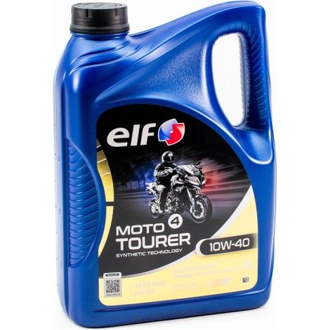 ELF Huile Moteur MOTO 4 TOURER 10W-40 4 Litres