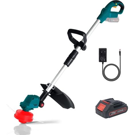 Tondeuse à Gazon électrique sans balais 28000 TR/Min Coupe-Herbe sans Fil Longueur Coupe réglable Outils de Jardin Peuvent Utiliser (Color : 1 Battery 1 Plug, Size : Small) (1/5)