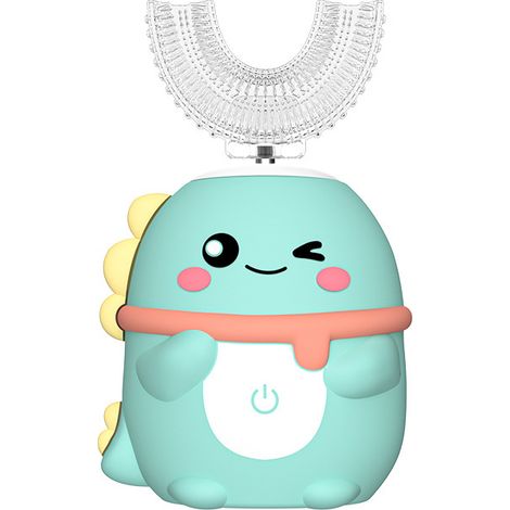 Brosses à dents électriques vertes pour enfants de 2 à 6 ans-AquaForge