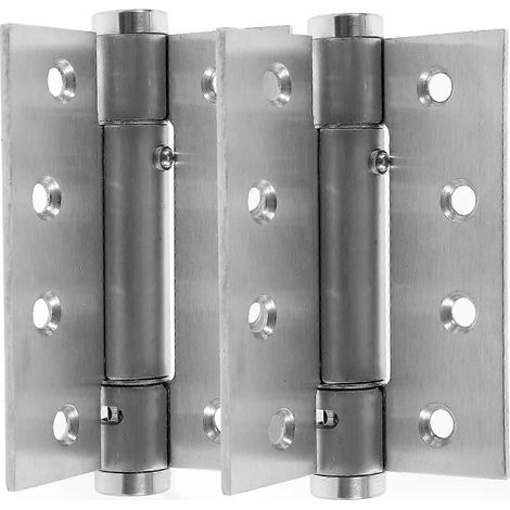 2 Stück Türfeder zum Schließen von Tür- und Fliegengittertüren, selbstschließendes Scharnier aus Aluminiumlegierung, passend für Türen - JXLGV (1/5)