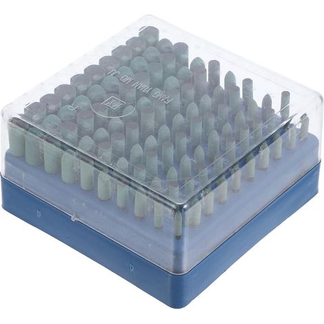 1 Set Embouts de Ponçage Verts en Caoutchouc et Acier Inoxydable pour Meulage et Polissage, Légers et Polyvalents pour Outils Rotatifs Industriels (1/5)