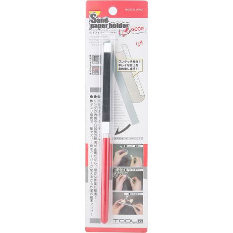 Bâton de papier de verre pour polissage de bijoux - Rouleau abrasif manuel avec clip (1/5)