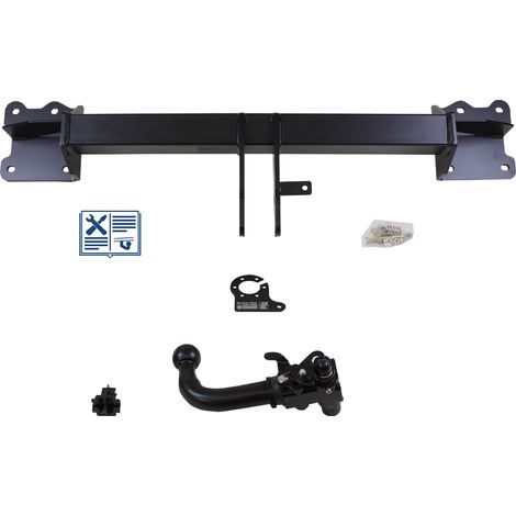 Attelage rotule démontable AUTO-HAK + faisceau Trail-Tec universel 7 broches - VW TOUAREG (1/2)