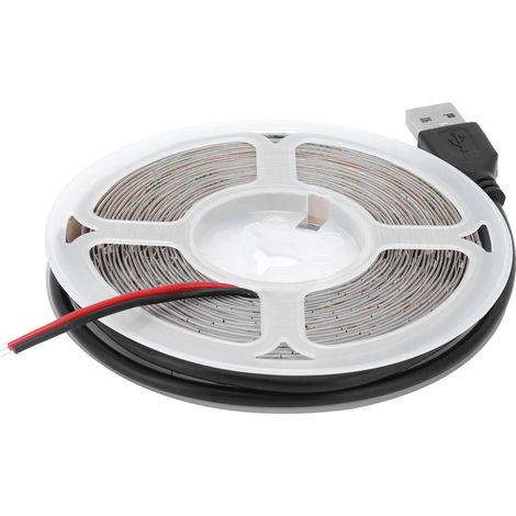 Bande LED RGBW basse tension 5V flexible pour la décoration intérieure, éclairage de boîtier d'ordinateur, lumière blanche pure (1/5)
