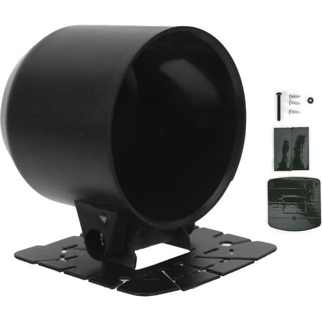 Support de compteur de vitesse robuste, support universel noir pour compteur unique, compatible avec voitures, camions et motos. (1/5)