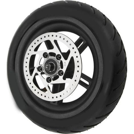 Zerone ensemble de pneus arrière de 8 Ensemble de pneus arrière de scooter de 8,5 pouces ensemble de roue arrière 8 1/2x2 avec (1/4)
