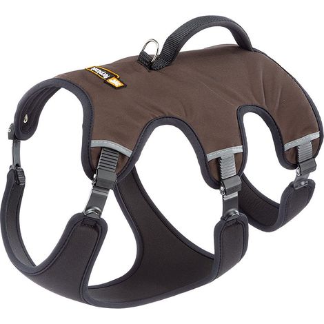 Ferplast ERGOTREKKING Harnais Chien Rembourrée et réfléchissante, elle offre confort et contrôle lors des promenades, des randonnées et des excursions.. Variante LARGE - Misure: A: 50-60 cm B: 70-80 c