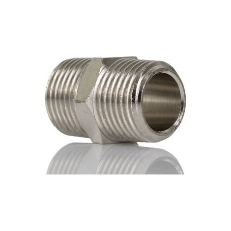 Adaptateur droit fileté Legris LF3000 vers R 1/2 Mâle R 1/2 Mâle ( Prix pour Paquet de 5 )