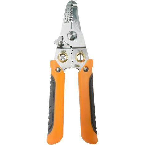 Pince orange – Triple fonction – Acier inoxydable – Pour électricien – Prise en main facile