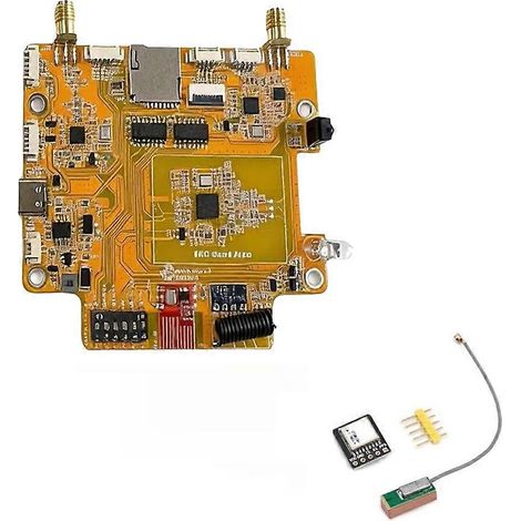 Carte d'extension NM-RF-Hat avec GPS, radiofréquence multibande sans conflit pour ESP32-2432S028 CYD CC1101, émetteur/récepteur infrarouge 433 MHz, gestion de l'alimentation ASK (1/5)