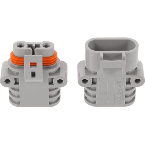 Connecteur Électrique Étanche 50a en Plastique Prise de Câble de Démarrage pour Voiture pour Câble de Recharge Voiture Électrique pour Fête Estivale (1/5)