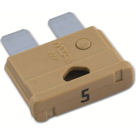 MTA KFZ-Flachsicherung 340.024, Standard, 5 A, hellbraun (1/2)