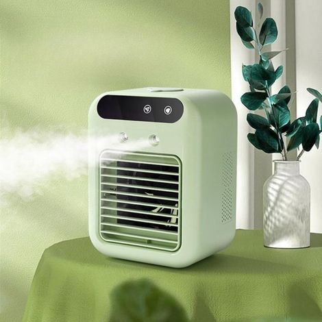 Raffrescatore d'aria silenzioso portatile da 500 ml, ventilatore da tavolo 3 in 1, per camera/dormitorio, per verdure (1/5)