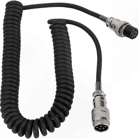 Câble d'extension spiralé pour microphone à 8 broches, connecteur mâle-femelle (1/5)