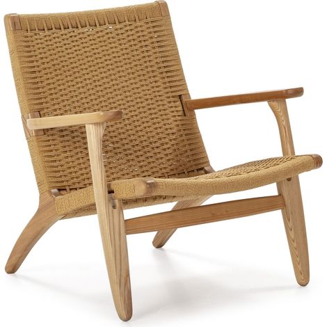 Fauteuil 70x74x74 Bois/Corde Naturelle (1/5)