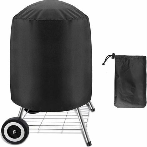 Copertura Impermeabile per Barbecue, (61 × 70 cm)BBQ Grill Cover,Barbecue all'aperto Grill Cover,Tessuto Oxford 210D,Copertura per Barbecue anti-UV con cinghia Laterale Antivento (1/5)