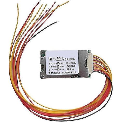 10S 36V 30A Batterieschutzplatine für Li-Ionen-Zellen (BMS).