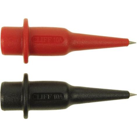 Jeu de pointes de touche Cliff PAIR TPR5 PROBES RB CAT III 1000 V rouge, noir 1 set A200052 (1/2)