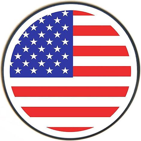 1 Stück Aufkleber mit amerikanischer Flagge