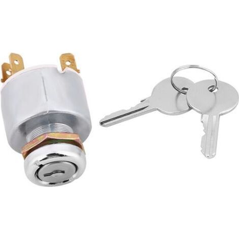 Ignition Switch, Universal 12V Engine Start Switch 3 Position ON OFF Ignition Control Switch with Key (1/5)