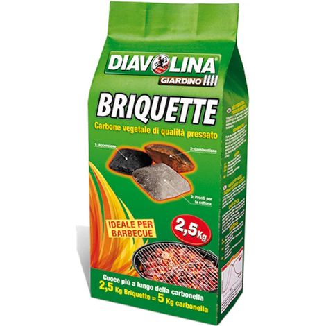Diavolina 15504 Holzkohlebrikett 2,5 kg