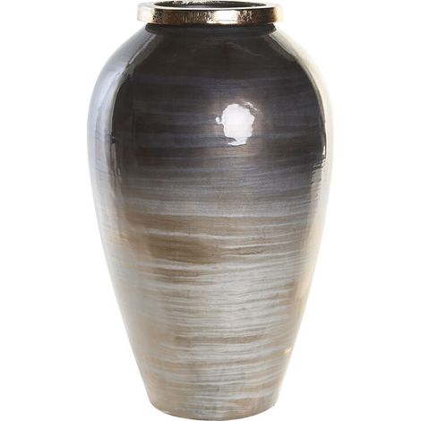 Vase Verre Aluminium 25X25X43 Multicolore (1/3)
