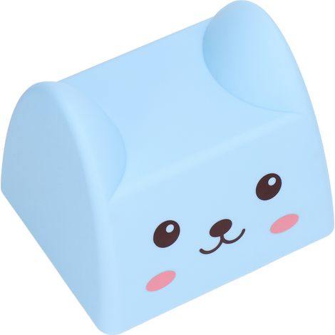 Lampe de nuit tactile pour enfants USB rechargeable, décoration de table bleu chaton avec batterie intégrée (1/5)