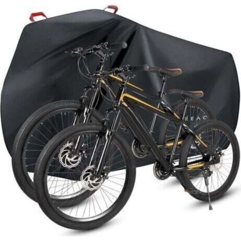 Housse de vélo étanche Housse de Protection élo Extérieur pour 1 ou 2 Vélos 210D Nylon , XU,Housse de Pluie de Vélo avec Trous de Verrouillage Imperméable Anti-Poussière Neige UV (XL) (1/4)