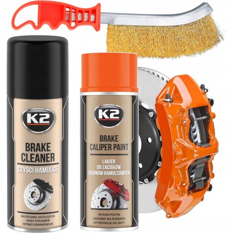 KIT VERNICE SPRAY ARANCIONE PER PINZE FRENO K2 (1/5)