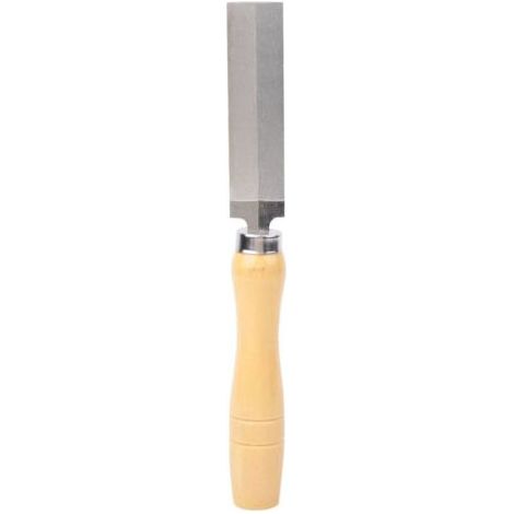 Lime diamantée rhombique, manche en bois, métal, verre, meulage, outil de jardinage (7,6 cm) (1/4)