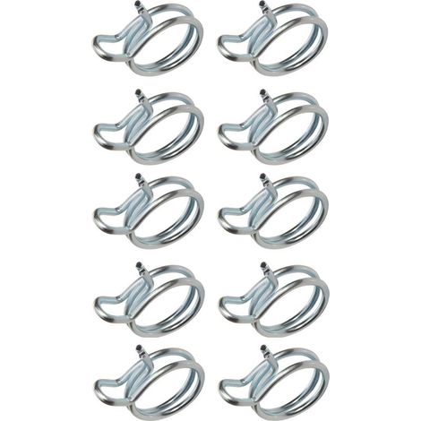 10x colliers de durite clip 6mm x 9mm tuyau carburant essence tondeuse tracteur