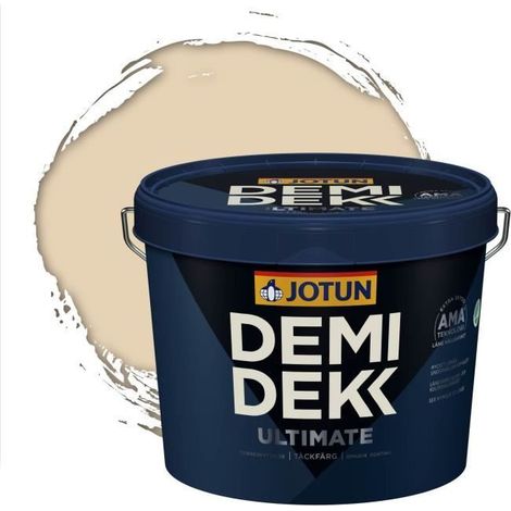 Peinture Bois - DEMI DEKK ULTIMATE - Satinée - RAL 1015 - 3L (1/2)
