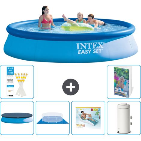 Intex Piscina Easy Set Rotonda - 396x84 cm - 7-pezzi  S148
