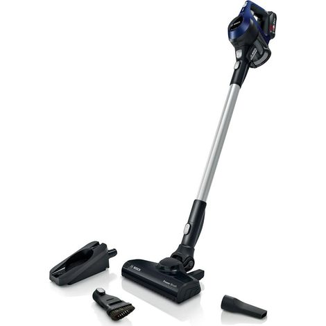 Bosch Serie 6 BCS611P4A aspiradora de pie y escoba eléctrica Batería Secar Filtro higiénico Sin bolsa 0,3 L Negro 2,5 Ah
