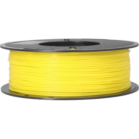 Hochpräzises 1,75-mm-PLA-Filament, geruchlos, 1-kg-Spule, gelb, für 3D-Drucker, Verbrauchsmaterial (1/5)