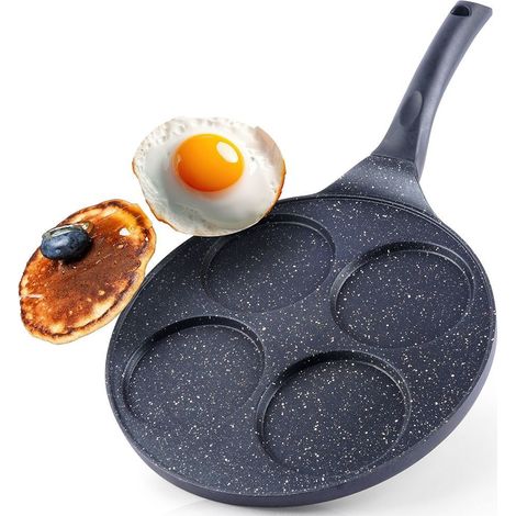 Sart茅n de granito para huevos con 4 agujeros, 27 cm (1/5)