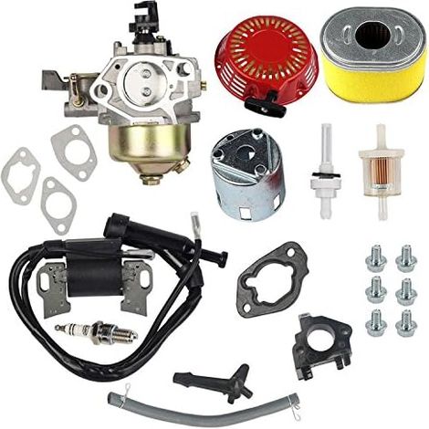 Kit de pièces moteur Honda GX340 GX390 – Carburateur, bobine, bougie, filtre à air et carburant – 11CV 13CV – Accessoires tondeuse (1/5)