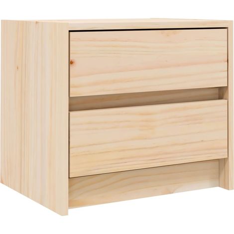 vidaXL Nachttisch 40x31x35,5 cm aus Massivholz Kiefer