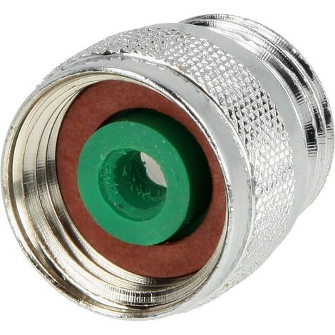 Limiteur de débit pour flexibles douche 12 L/min., 1/2’’ FF/FM, laiton chromé
