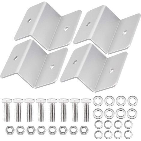 Z-förmiges Solarpanel für Wohnmobile, Halterung aus Aluminiumlegierung, bodenmontierte Stromstation, Halterung aus Aluminiumlegierung, von DEBUNS (1/5)
