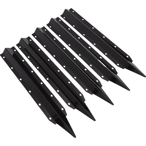 Kit di riparazione per pali di recinzione, picchetti in acciaio resistenti, attrezzi di supporto, facile installazione con accessori. (1/5)