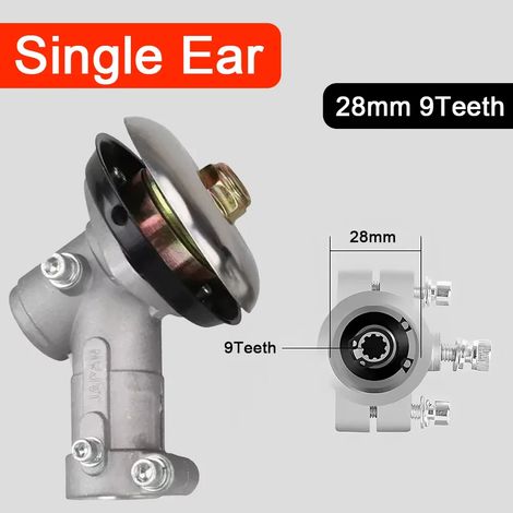 Adaptateur de tête de coupe-bordures (28 mm, 9 dents, une seule oreille) - Accessoire pour débroussailleuse (1/5)