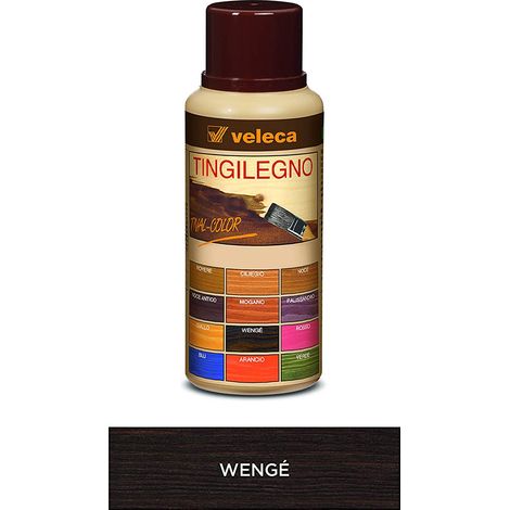 Tingilegno colorante per legno concentrato 250 gr Veleca - Wenge (1/4)