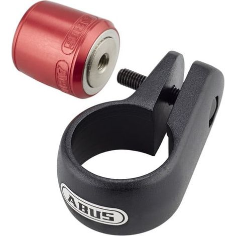 Écrou anti-vol selle de vélo - inox - M5 - ø 28,6mm - rouge - NutFix SPC - ABUS